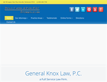 Tablet Screenshot of probatelawyersknoxville.com